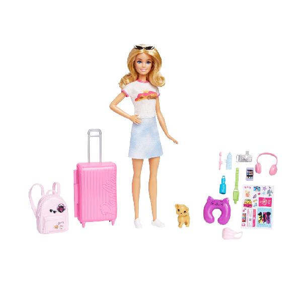 barbie the movie doll wearing pink and white gingham dress barbie the movie doll wearing pink and white gingham dress